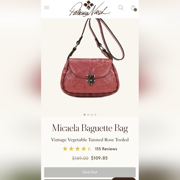 Patricia Nash Micaela Baguette bag - Picture 10 of 11